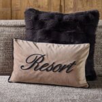 Възглавница Resort, Riviera Maison, кадифе, 50/30